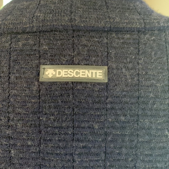 DESCENTE large wool zip front vest - Picture 4 of 6